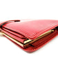 LOUIS VUITTON Bifold Wallet M63257 Red Continental Viennoiserie