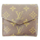 LOUIS VUITTON Bifold Wallet M61660 Brown beige gold Portonebi (old type)