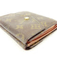 LOUIS VUITTON Bifold Wallet M61660 Brown beige gold Portonebi (old type)