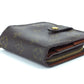 LOUIS VUITTON Bifold Wallet M61667 Brown beige gold Compact zip