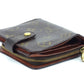 LOUIS VUITTON Bifold Wallet M61667 Brown beige gold Compact zip