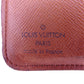 LOUIS VUITTON Bifold Wallet M61667 Brown beige gold Compact zip