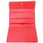 LOUIS VUITTON Long Wallet Purse M6338E Red Porte Tresor