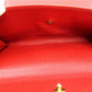 LOUIS VUITTON Long Wallet Purse M6338E Red Porte Tresor