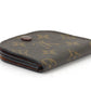 LOUIS VUITTON Coin case M61970 leather Brown beige Porto Moneguse