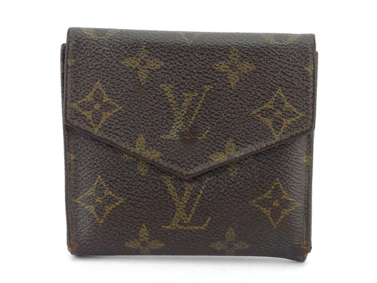 LOUIS VUITTON Bifold Wallet M61660 Brown beige gold Portonebi (old type)