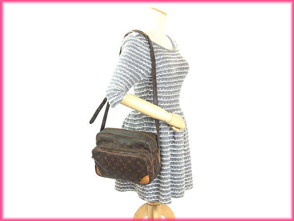 LOUIS VUITTON Shoulder Bag M45244 Brown Nil