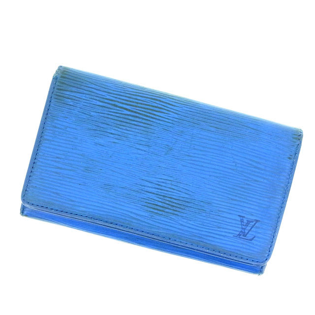 LOUIS VUITTON Long Wallet Purse M61730 blue Portonebi Tresol