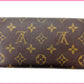 LOUIS VUITTON Long Wallet Purse M61725 Brown /Pochette Porte Monnaie Credit (old model)