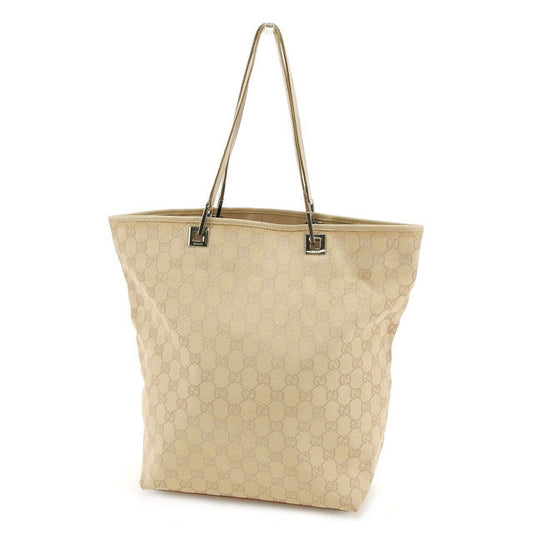 GUCCI Tote Bag GG canvas beige