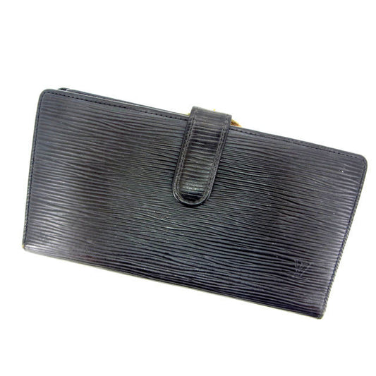 LOUIS VUITTON Bifold Wallet M63252 black Continental clutch
