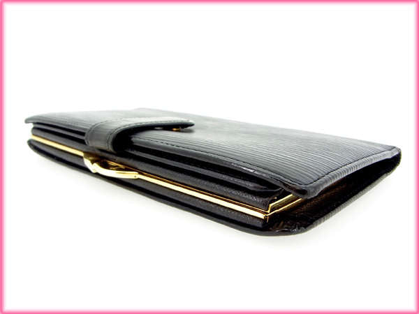 LOUIS VUITTON Bifold Wallet M63252 black Continental clutch