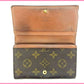 LOUIS VUITTON Long Wallet Purse M61730 Brown /Porte Monnaie-Viet-Trésor