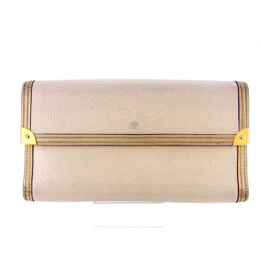 LOUIS VUITTON Tri-fold wallet M91839 beige /Portefeuille International