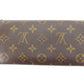 LOUIS VUITTON Long Wallet Purse M61726 Brown Pochette Porto MonÃ©credi