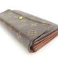 LOUIS VUITTON Long Wallet Purse M61726 Brown Pochette Porto MonÃ©credi