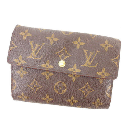 LOUIS VUITTON Tri-fold wallet M61202 Brown Porte TresorEtui Papie