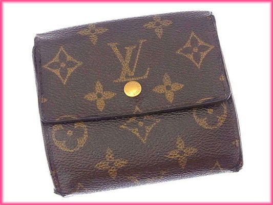 LOUIS VUITTON Bifold Wallet M61652 Brown Porte Monnaie Billets Cartes Credit