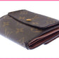 LOUIS VUITTON Bifold Wallet M61652 Brown Porte Monnaie Billets Cartes Credit