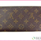 LOUIS VUITTON Long Wallet Purse M61725 Brown /Pochette Porte Monnaie Credit