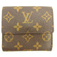LOUIS VUITTON Bifold Wallet M61652 Brown Porte Monnaie Billets Cartes Credit