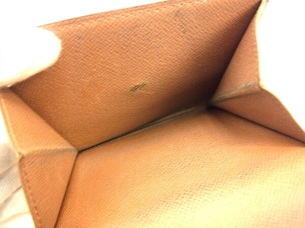 LOUIS VUITTON Bifold Wallet M61652 Brown Porte Monnaie Billets Cartes Credit