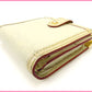 LOUIS VUITTON Bifold Wallet M91831 white Compact zip
