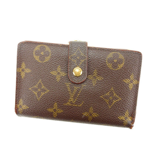 LOUIS VUITTON Bifold Wallet M61663 Brown Portonevie Vienova
