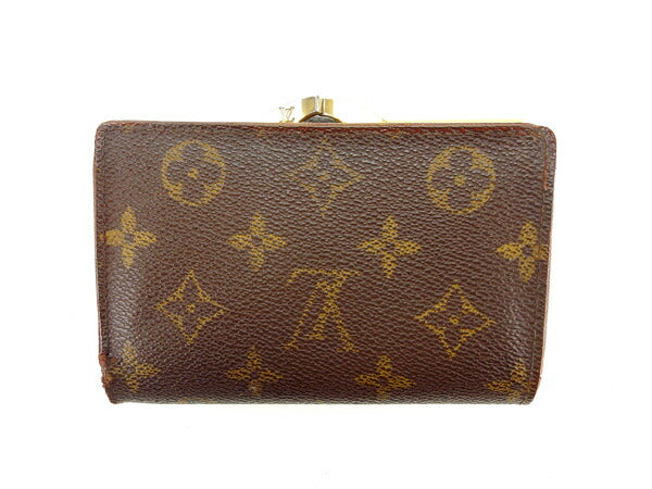 LOUIS VUITTON Bifold Wallet M61663 Brown Portonevie Vienova