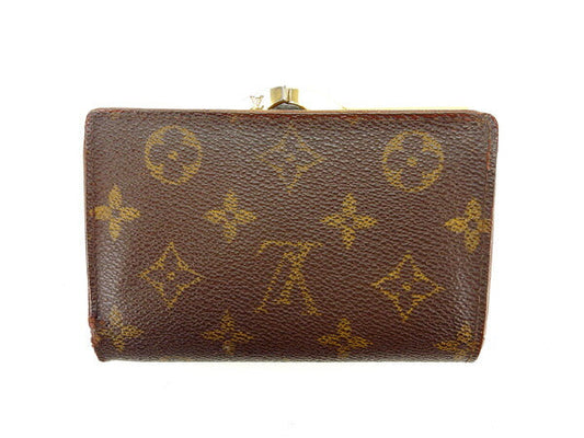 LOUIS VUITTON Bifold Wallet M61663 Brown Portonevie Vienova