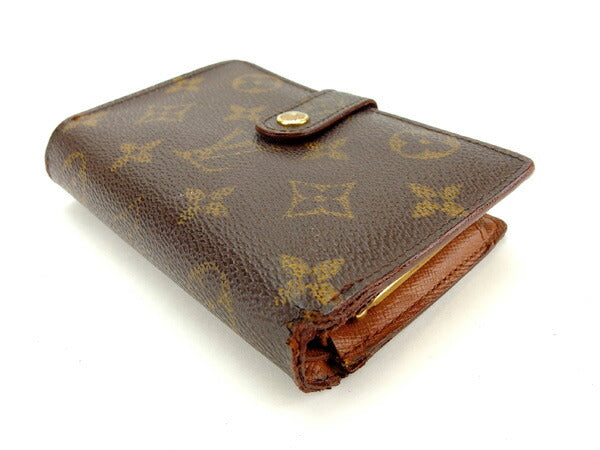 LOUIS VUITTON Bifold Wallet M61663 Brown Portonevie Vienova
