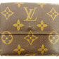 LOUIS VUITTON Bifold Wallet M61652 Brown Porte Monnaie Billets Cartes Credit