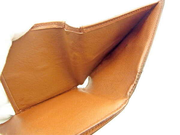 LOUIS VUITTON Bifold Wallet M61652 Brown Porte Monnaie Billets Cartes Credit