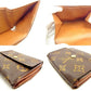 LOUIS VUITTON Bifold Wallet M61652 Brown Porte Monnaie Billets Cartes Credit