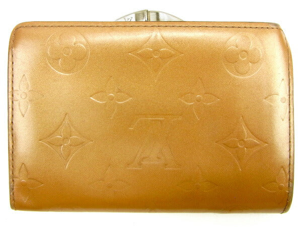 LOUIS VUITTON Bifold Wallet M91209 Brown Portonevie Vienova