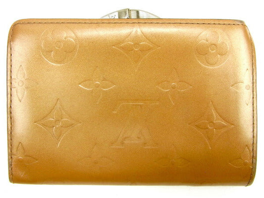 LOUIS VUITTON Bifold Wallet M91209 Brown Portonevie Vienova