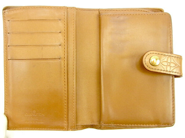 LOUIS VUITTON Bifold Wallet M91209 Brown Portonevie Vienova