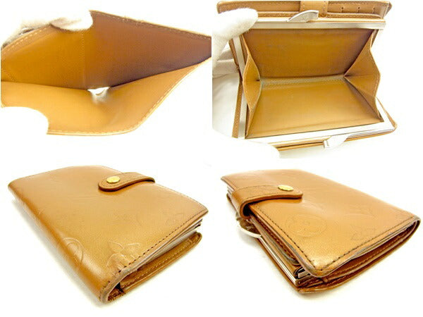 LOUIS VUITTON Bifold Wallet M91209 Brown Portonevie Vienova