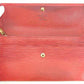 LOUIS VUITTON Long Wallet Purse M60316 Red Pochette Porto MonÃ©credi