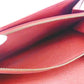 LOUIS VUITTON Long Wallet Purse M60316 Red Pochette Porto MonÃ©credi