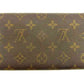 LOUIS VUITTON Long Wallet Purse M61725 Brown Pochette Porto MonÃ©credi