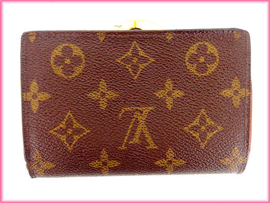 LOUIS VUITTON Bifold Wallet M61663 Brown /Porto Monnaie Bien-Viennois