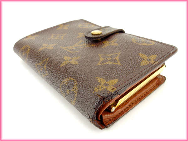 LOUIS VUITTON Bifold Wallet M61663 Brown Portomonet Vievienova