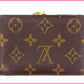 LOUIS VUITTON Bifold Wallet M61663 Brown /Porto Monnaie Bien-Viennois