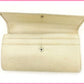 LOUIS VUITTON Long Wallet Purse M6357A Epi Leather Ivory Portefeuille Sara