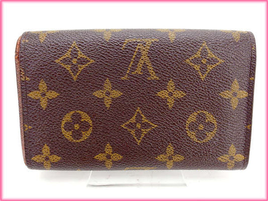 LOUIS VUITTON Long Wallet Purse M61730 Brown Portonebi Tresol