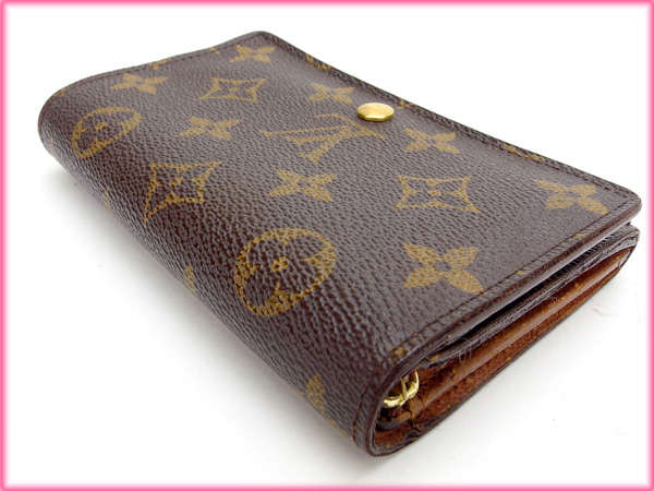 LOUIS VUITTON Long Wallet Purse M61730 Brown Portonebi Tresol
