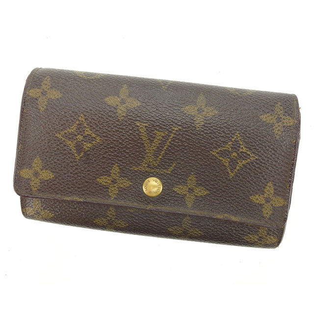 LOUIS VUITTON Bifold Wallet M61735 Brown Porto Monezup