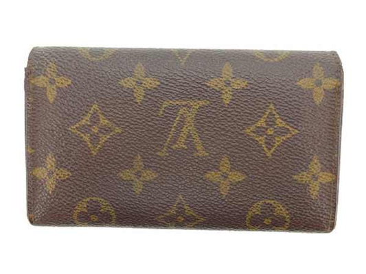 LOUIS VUITTON Bifold Wallet M61735 Brown Porto Monezup