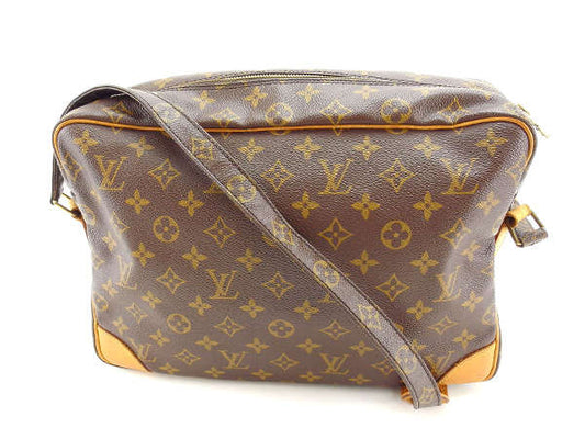 LOUIS VUITTON Shoulder Bag M45242 leather Brown NilGM